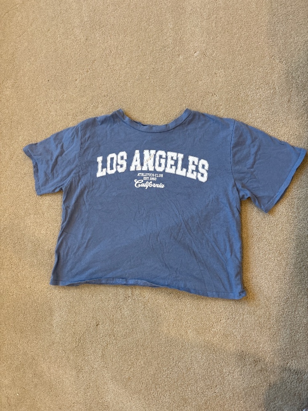 French pastry women’s cropped tee size large